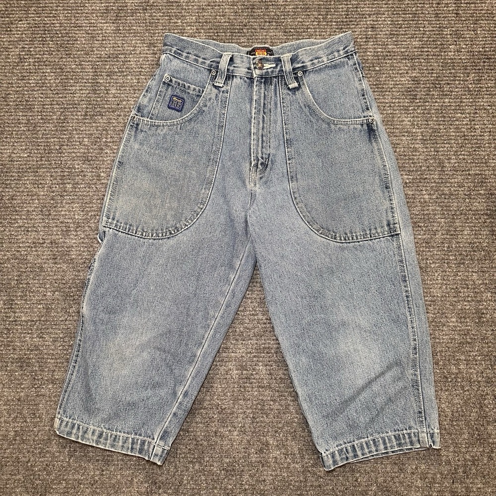 VTG Boys Youth 14 Route 66 Denim Jeans‎ Pants Baggy Loose Fit
